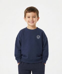 Buzo frizado cuello redondo unisex