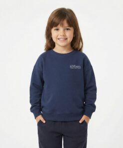 Buzo frizado cuello redondo unisex